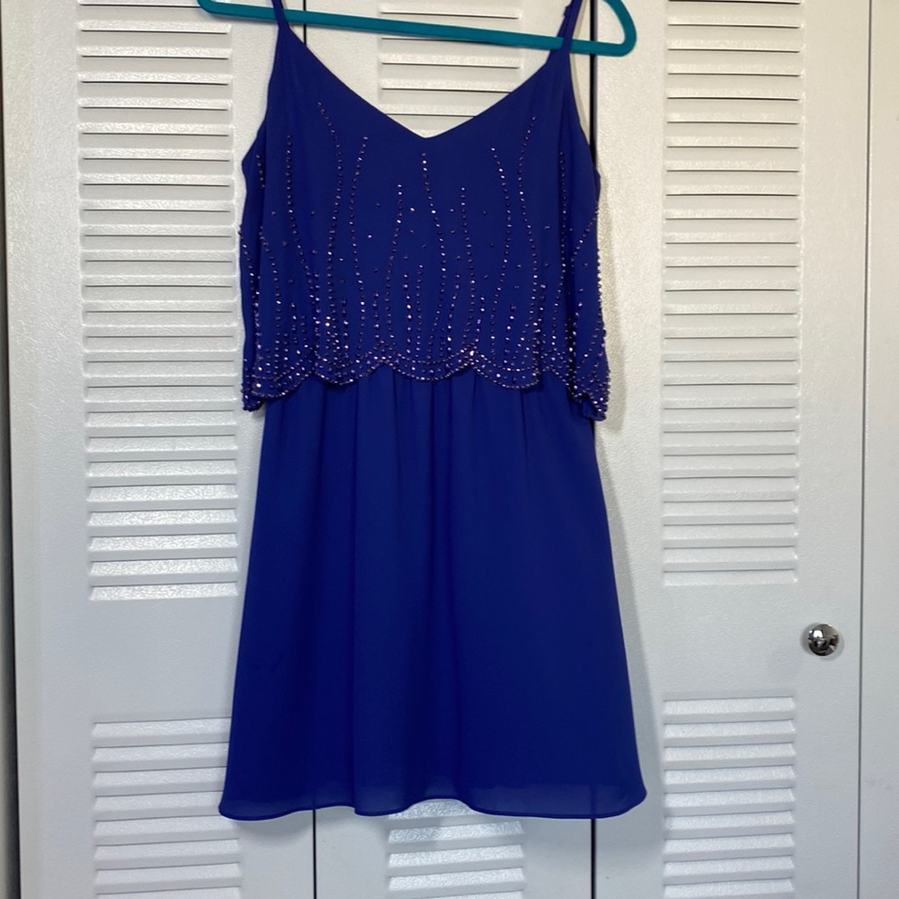 Blue dress